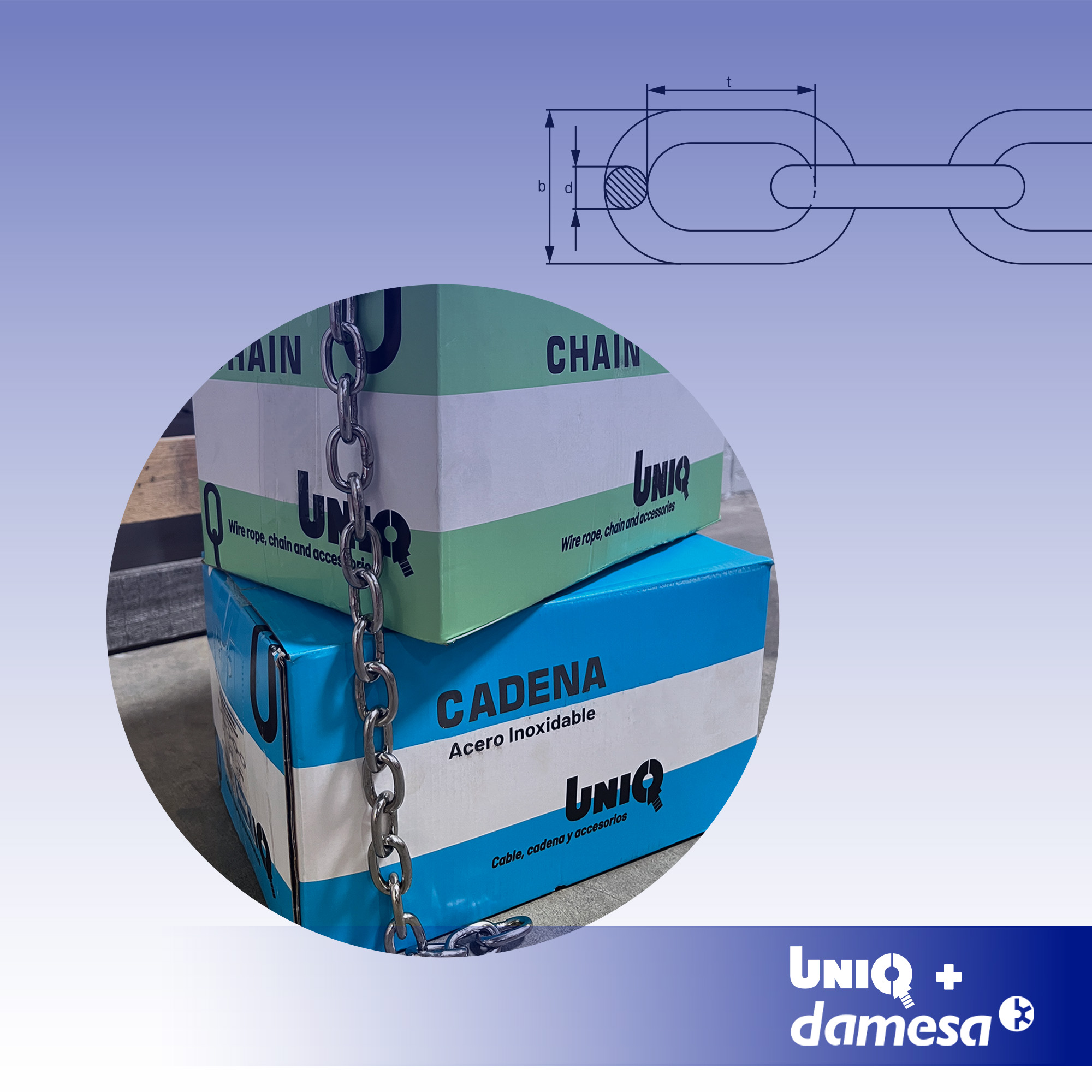 UNIQ DIN 5685/A chain
